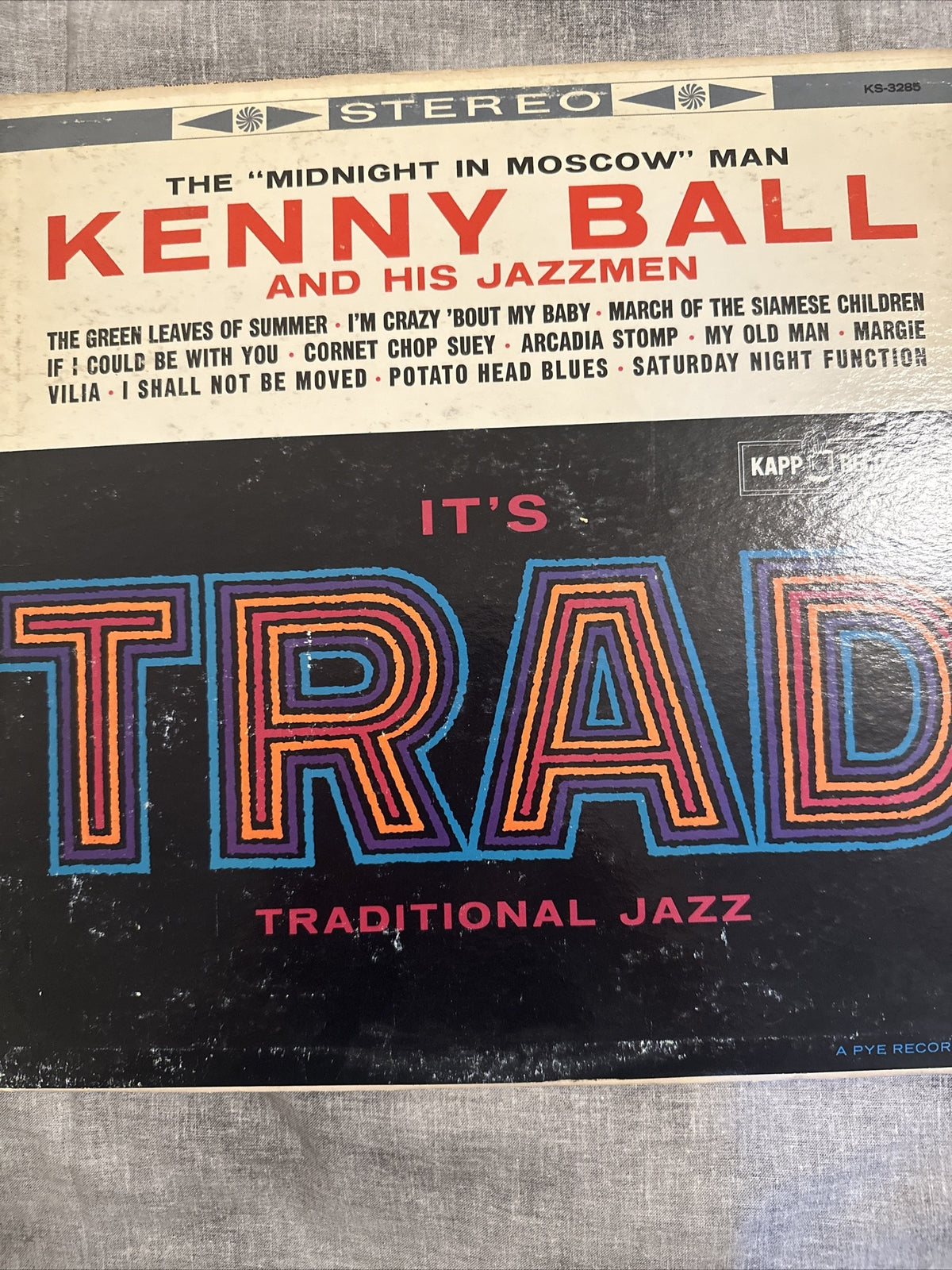 1950S  Kenny BALL And His Jazzmen – It's Trad KL1285 LP33