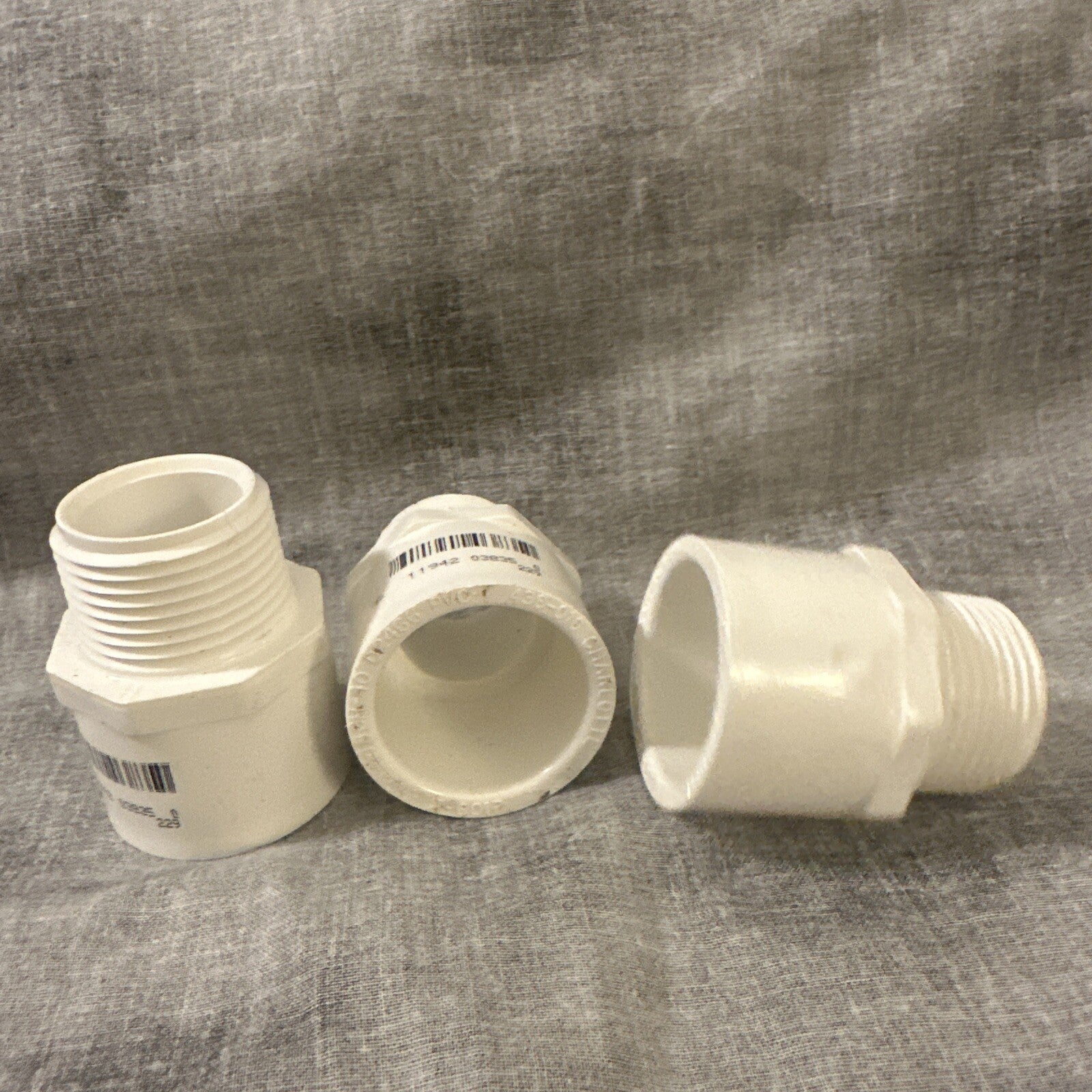 (5x) CHARLOTTE PVC SCH-40 FEMALE SLIP-IN 1 in. TO 1 IN. MALE THREADED REDUCER