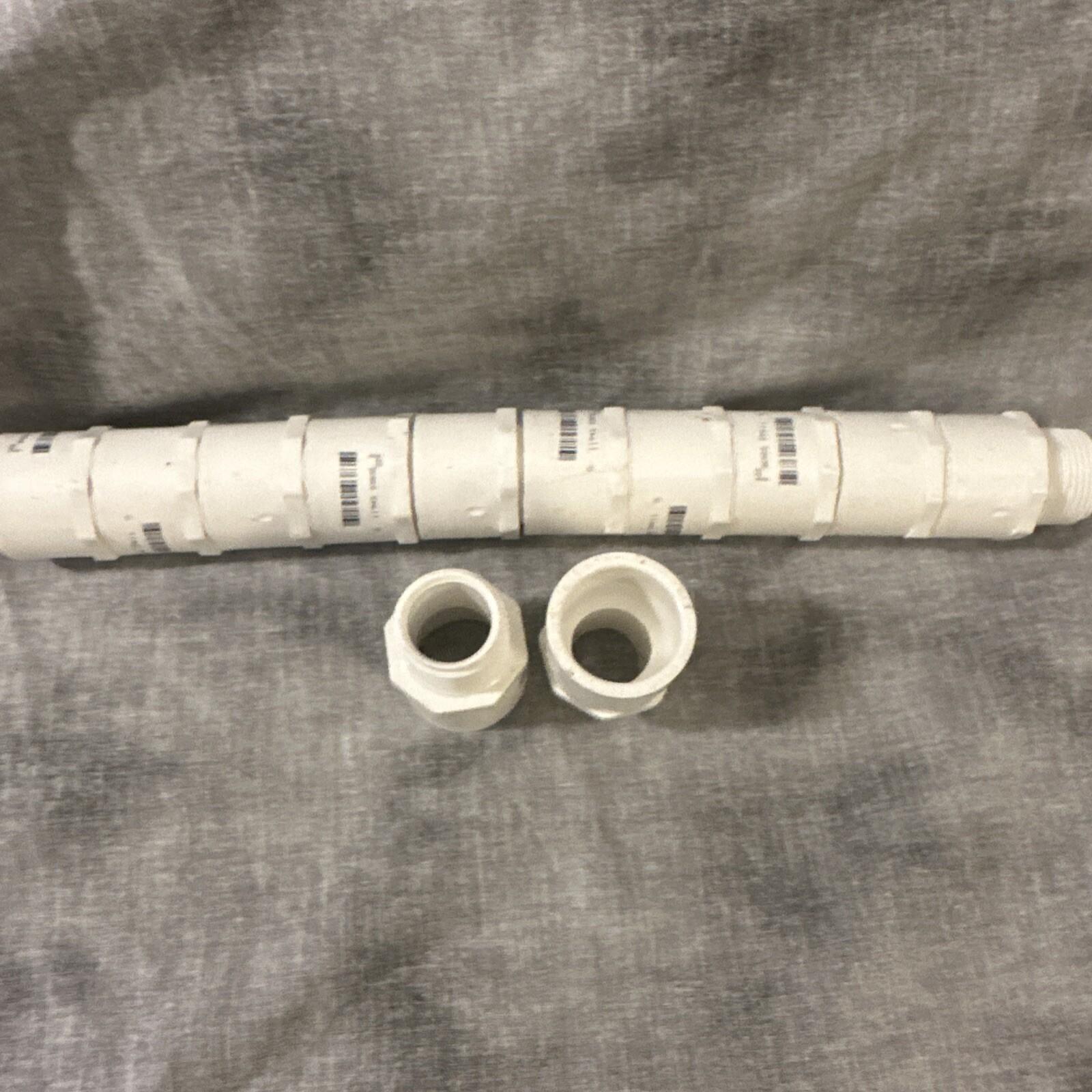 (5x) CHARLOTTE PVC SCH-40 FEMALE SLIP-IN 1 in. TO 1 IN. MALE THREADED REDUCER