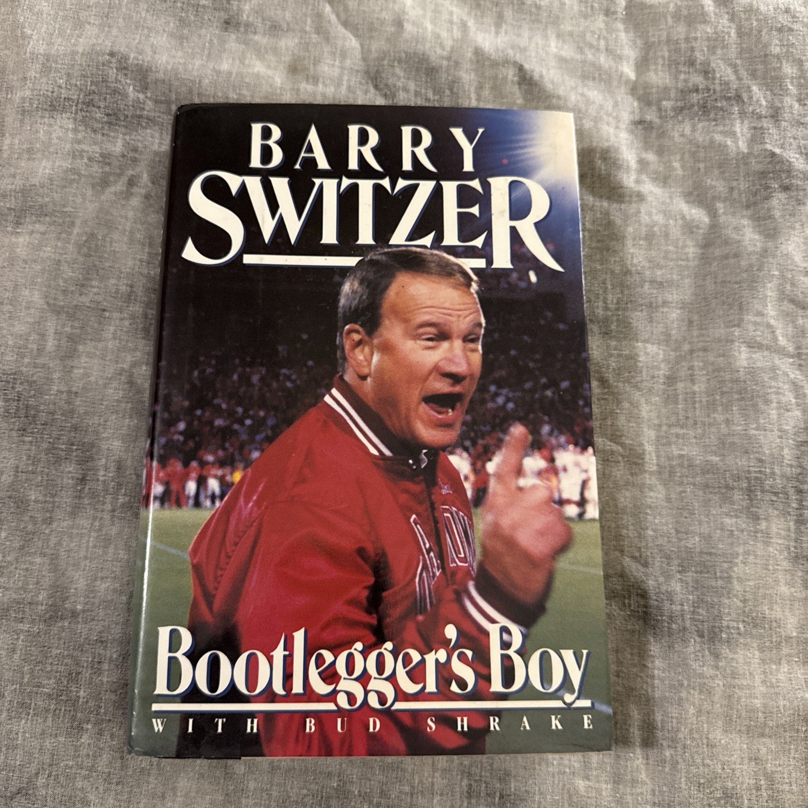 1990 Barry Switzer Bootlegger's Boy  Hardcover Book Football NCAA Vintage