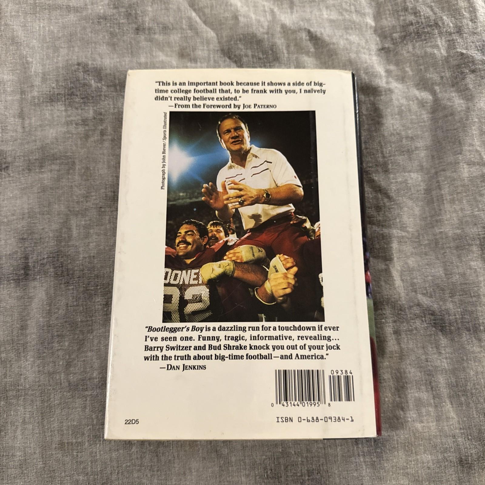 1990 Barry Switzer Bootlegger's Boy  Hardcover Book Football NCAA Vintage